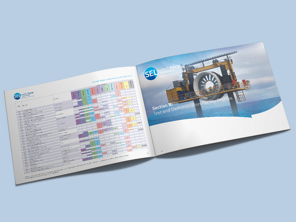 Scottish Engineering Laboratory brochure spread