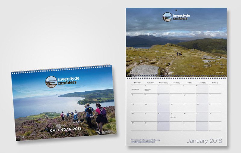 Inverclyde Ramblers' 2018 Calendar