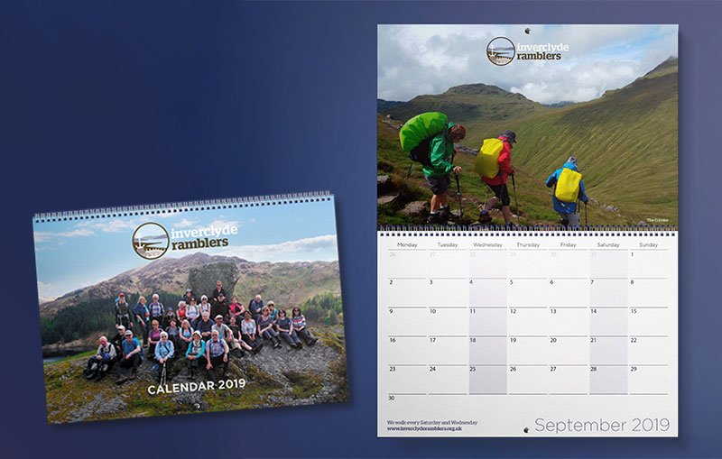 Inverclyde Ramblers' 2019 Calendar
