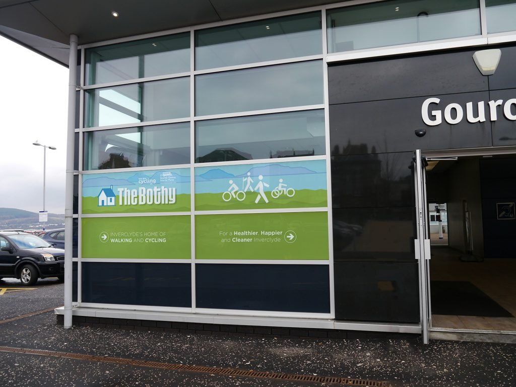 The Bothy > proposed signage on front of Gourock Train Station