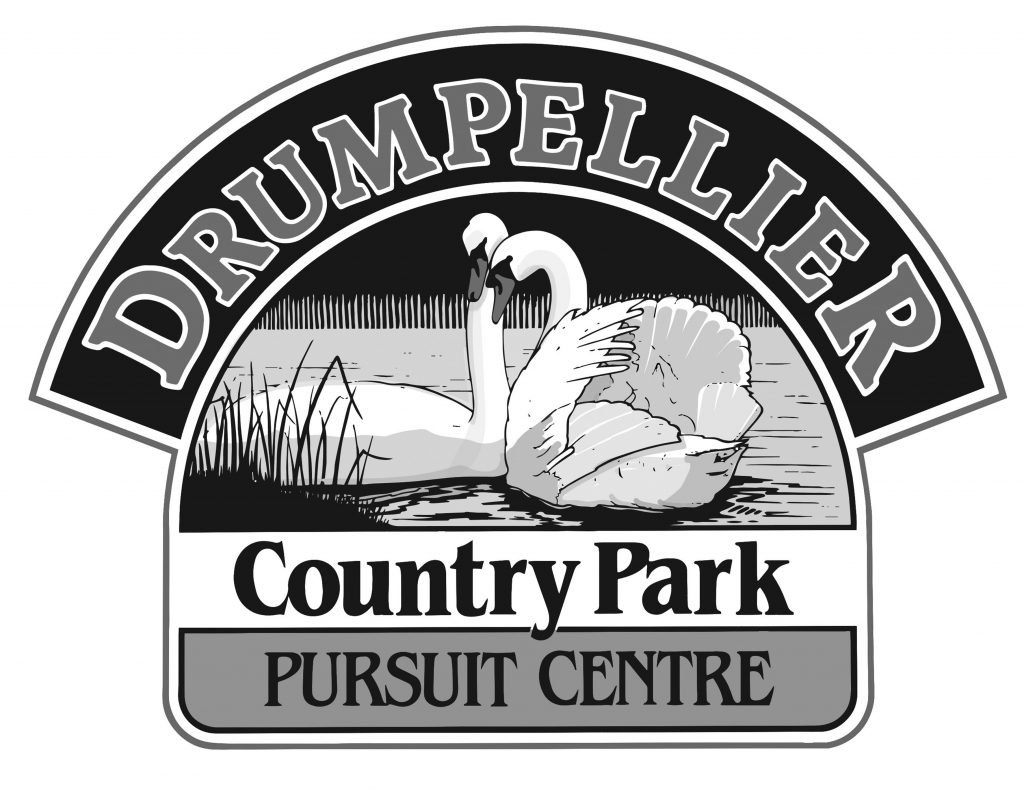 Drumpellier Country Park brand greyscale