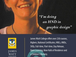 James Watt College advertisement
