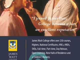 James Watt College advertisement