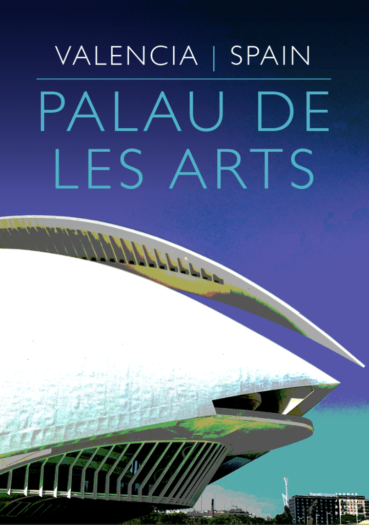 Valencia, Spain, Palace of Arts print