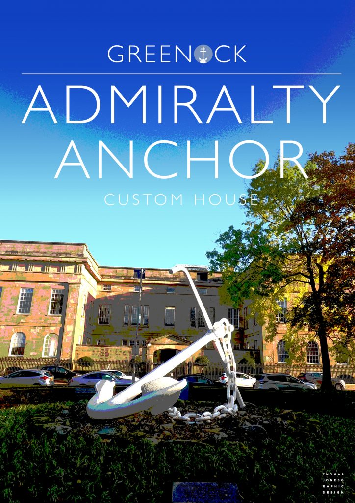 inverclyde poster Admiralty Anchor, Custom House, Greenock Admiralty Anchor, Custom House, Greenock